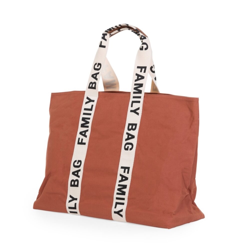 Childhome - Mala de viagem FAMILY BAG CANVAS laranja