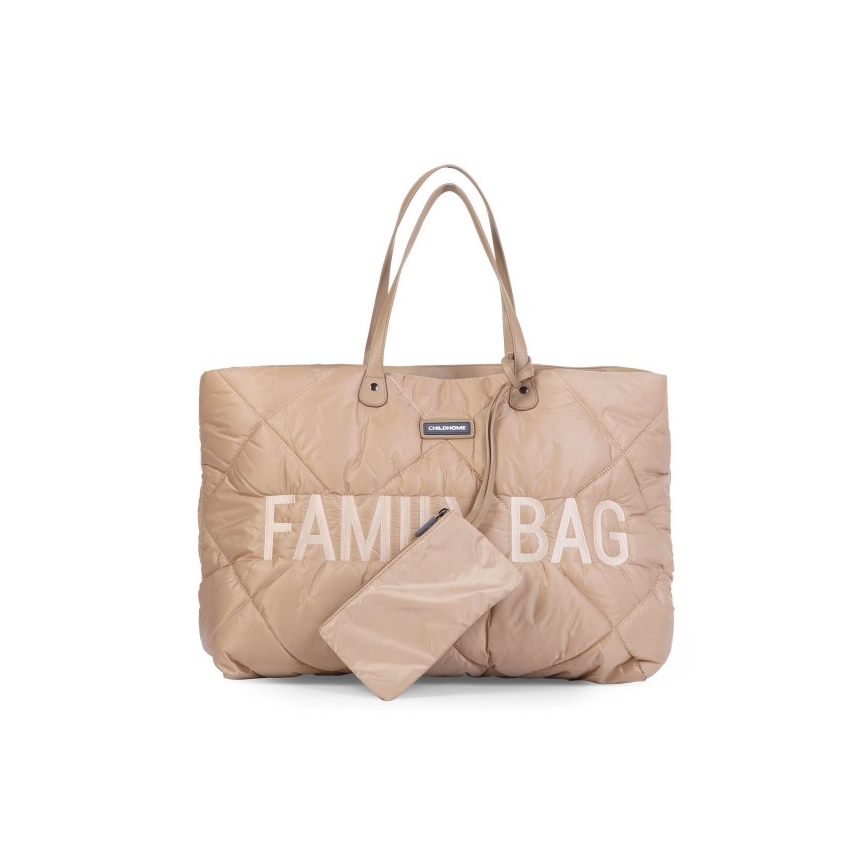 Childhome - Mala de viagem FAMILY BAG PUFFERED creme