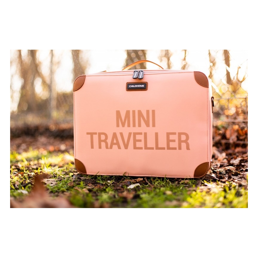Childhome - Mala de viagem para crianças COPPER rosa