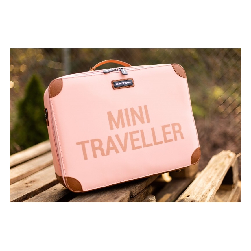 Childhome - Mala de viagem para crianças COPPER rosa
