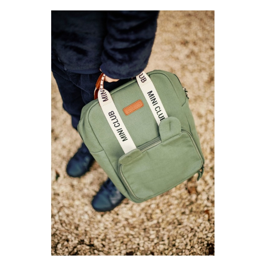Childhome - Mochila de criança MINI CLUB verde
