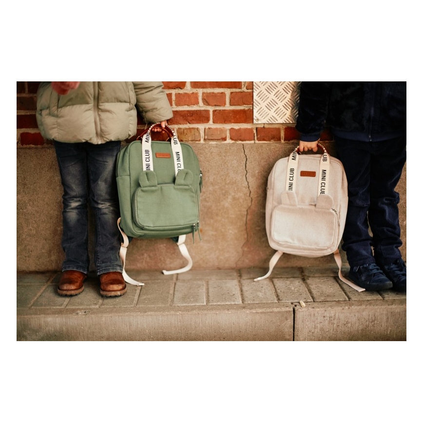 Childhome - Mochila de criança MINI CLUB verde