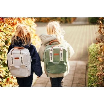 Childhome - Mochila de criança MINI CLUB verde