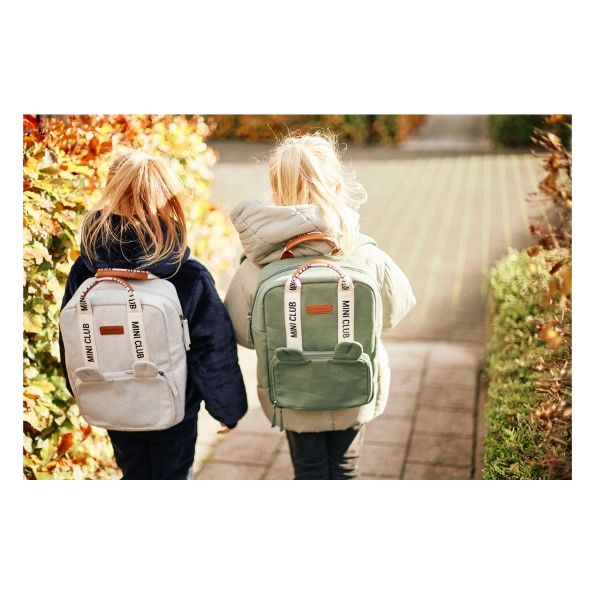 Childhome - Mochila de criança MINI CLUB verde