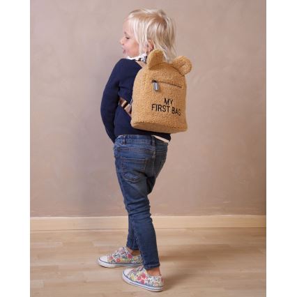 Childhome - Mochila de criança MY FIRST BAG castanho
