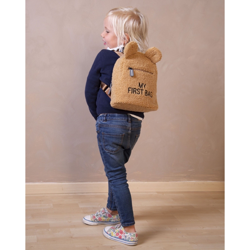 Childhome - Mochila de criança MY FIRST BAG castanho