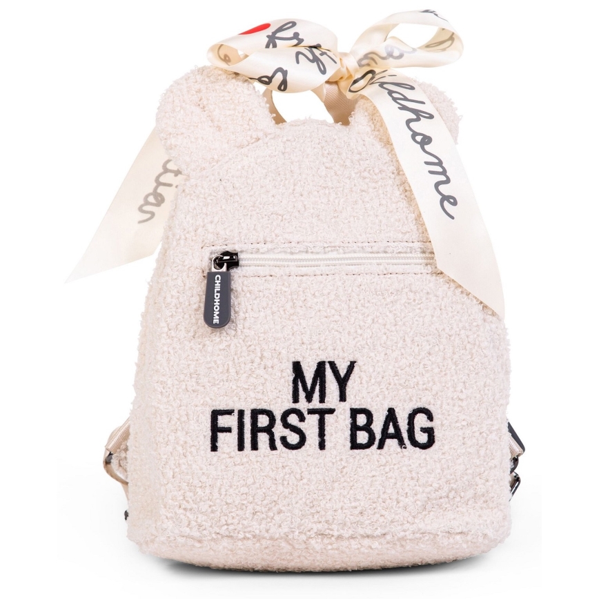 Childhome - Mochila de criança MY FIRST BAG creme