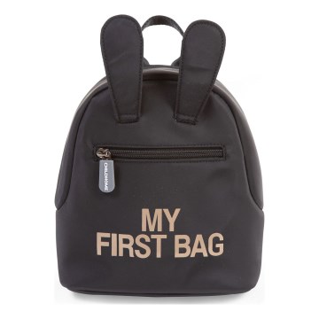 Childhome - Mochila de criança MY FIRST BAG preto