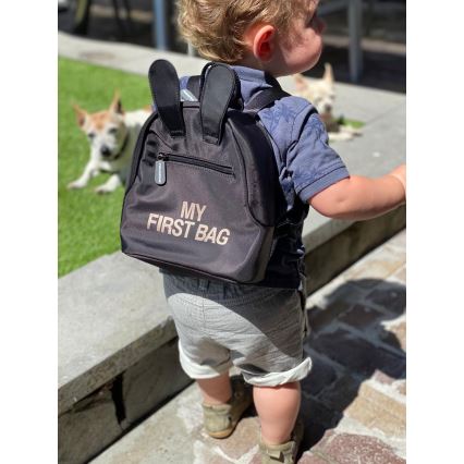 Childhome - Mochila de criança MY FIRST BAG preto