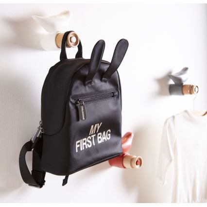Childhome - Mochila infantil MY FIRST BAG preta