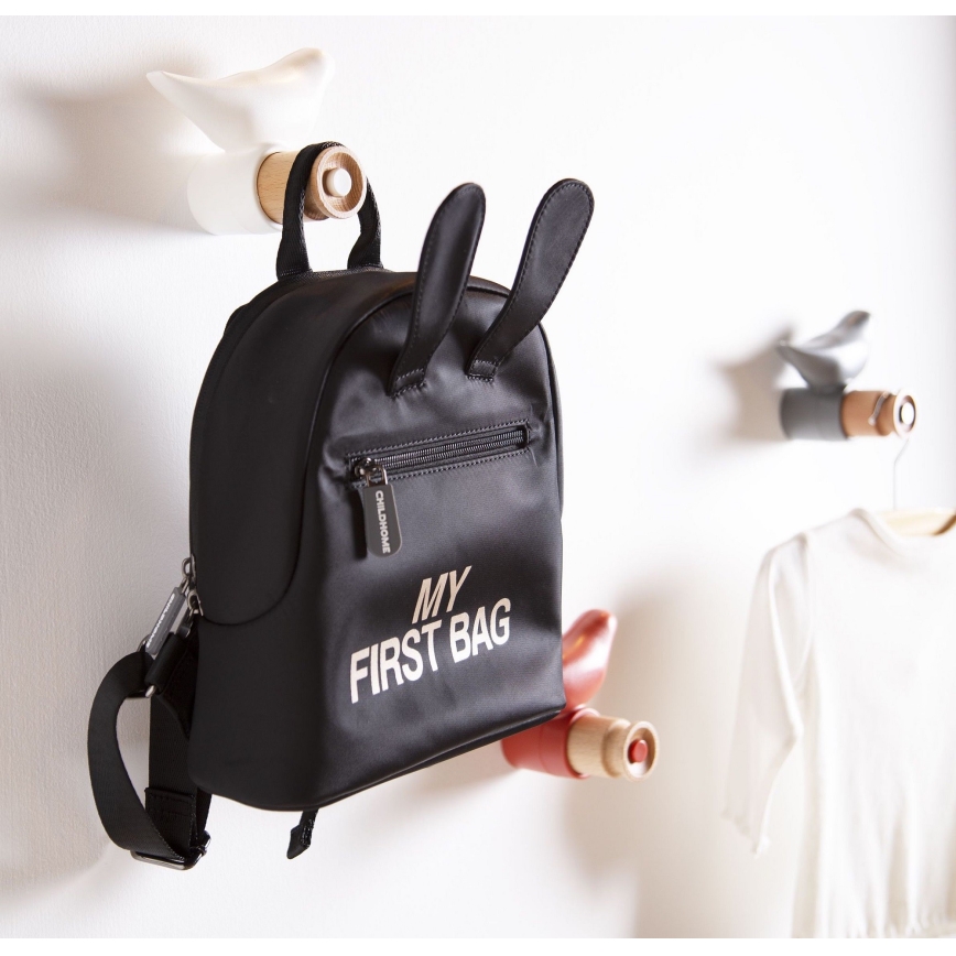 Childhome - Mochila infantil MY FIRST BAG preta