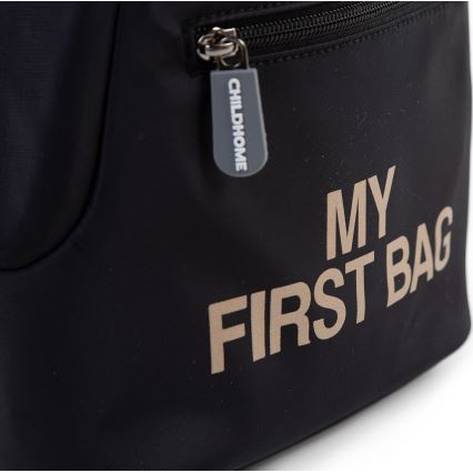 Childhome - Mochila infantil MY FIRST BAG preta