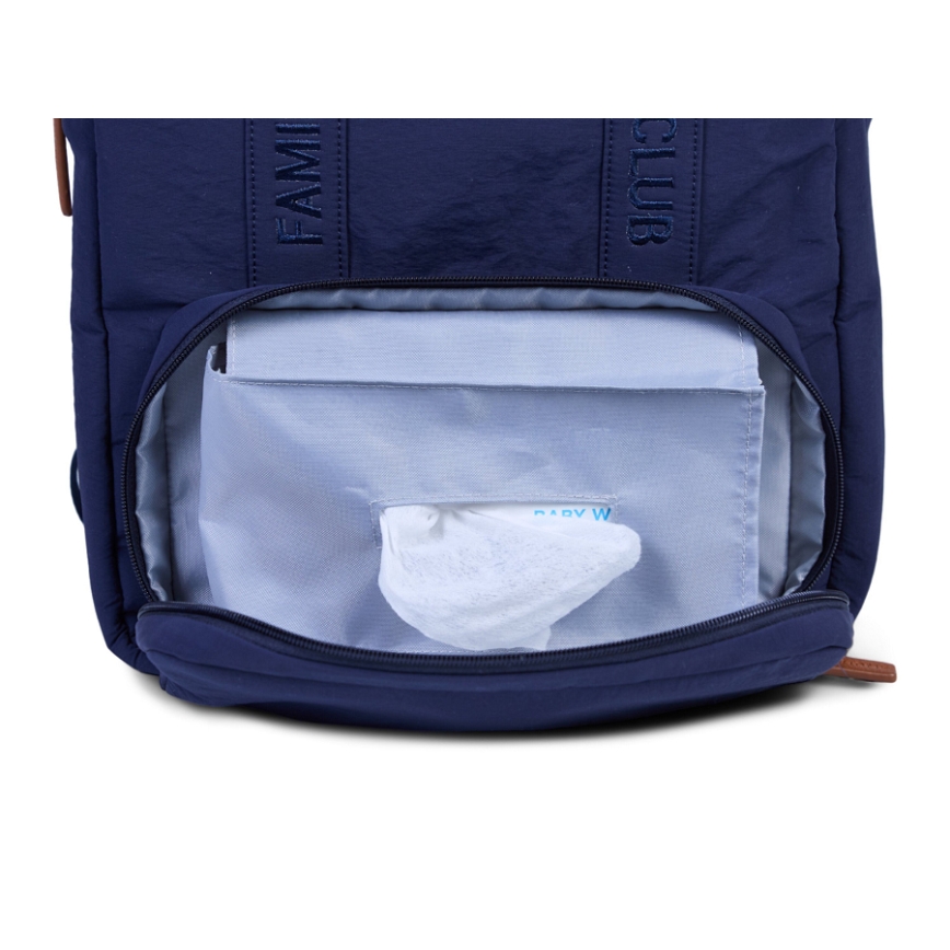 Childhome - Mochila para muda de roupa FAMILY CLUB azul