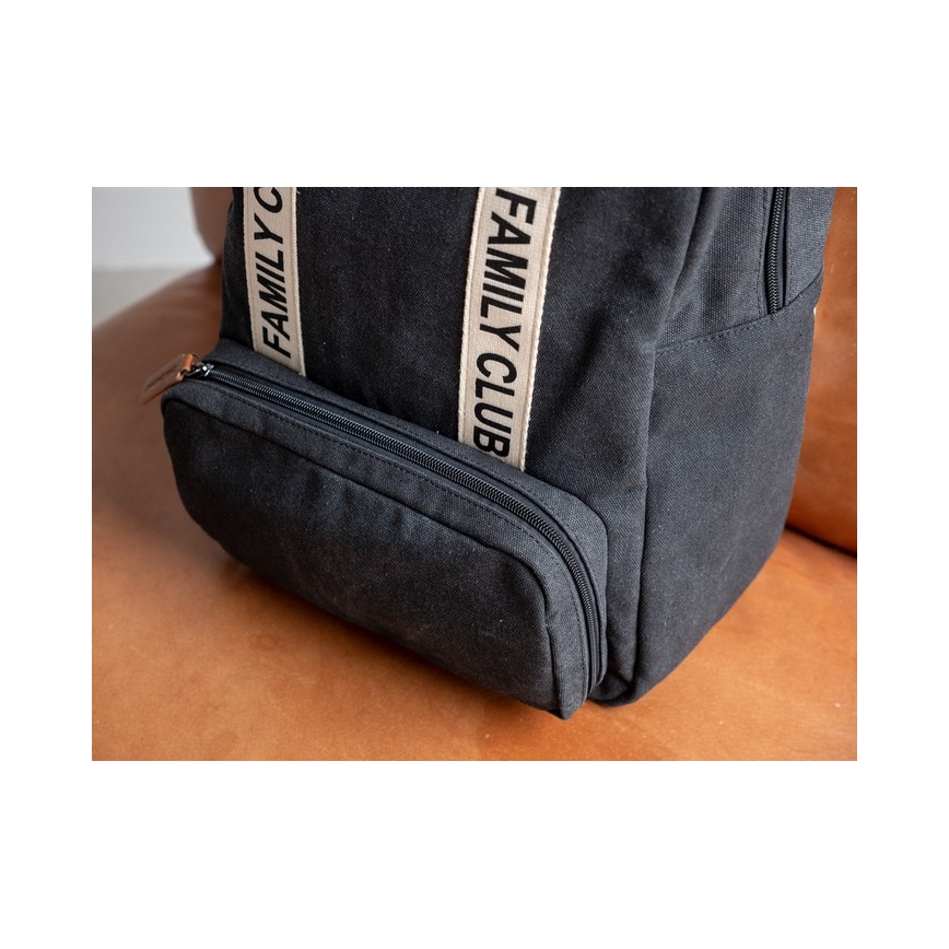 Childhome - Mochila para muda de roupa FAMILY CLUB preto