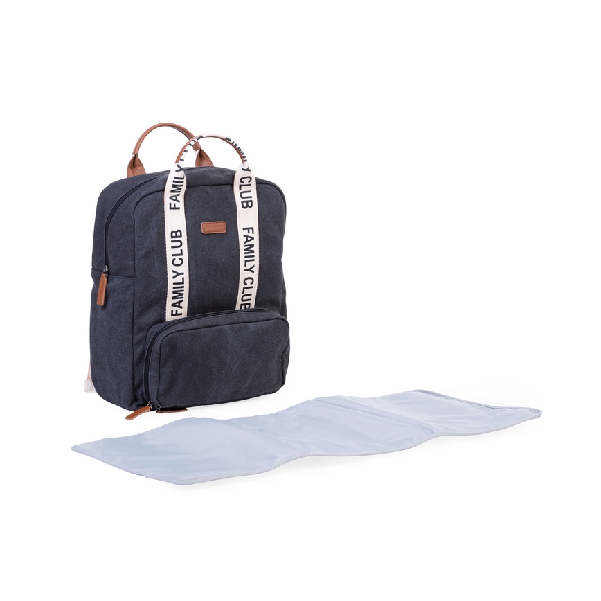 Childhome - Mochila para muda de roupa FAMILY CLUB preto
