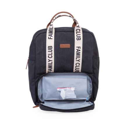 Childhome - Mochila para muda de roupa FAMILY CLUB preto