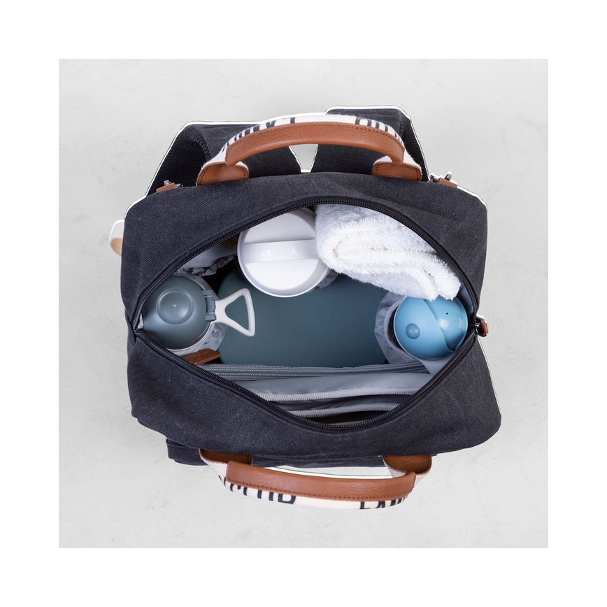 Childhome - Mochila para muda de roupa FAMILY CLUB preto