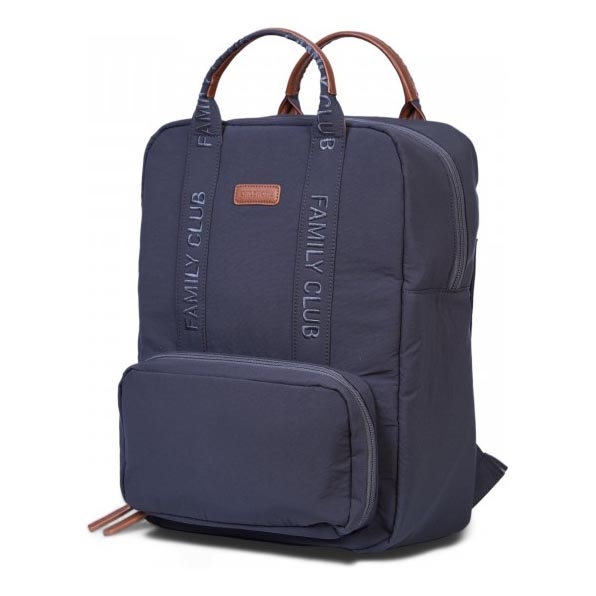 Childhome - Mochila para muda de roupa FAMILY CLUB SIGNATURE cinzento