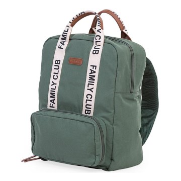Childhome - Mochila para muda de roupa FAMILY CLUB verde