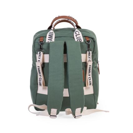 Childhome - Mochila para muda de roupa FAMILY CLUB verde