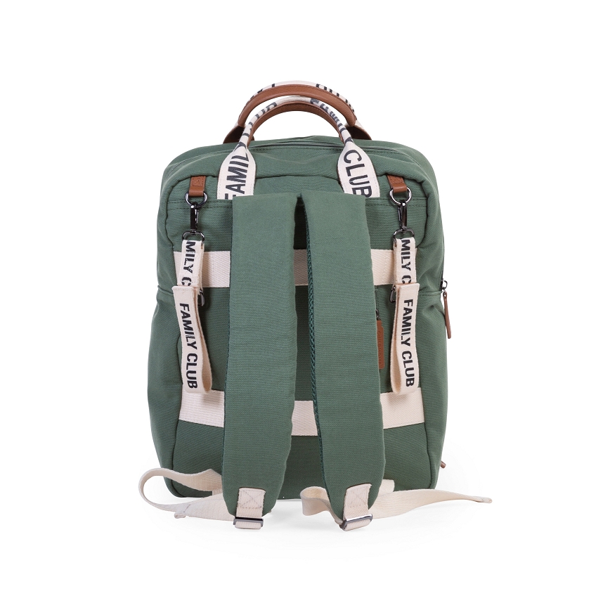 Childhome - Mochila para muda de roupa FAMILY CLUB verde