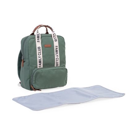 Childhome - Mochila para muda de roupa FAMILY CLUB verde