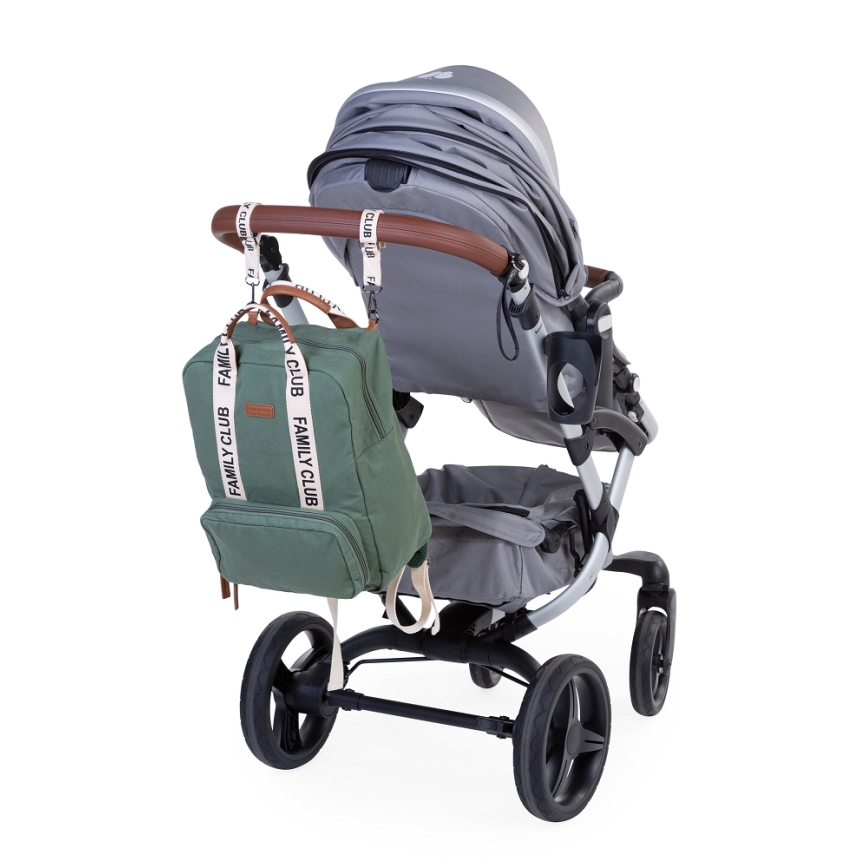 Childhome - Mochila para muda de roupa FAMILY CLUB verde
