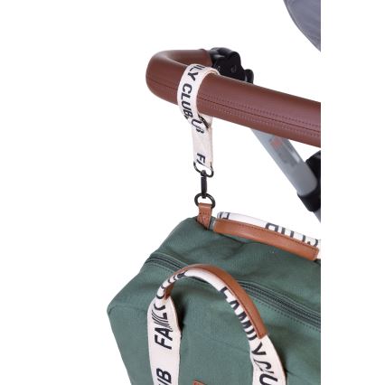 Childhome - Mochila para muda de roupa FAMILY CLUB verde