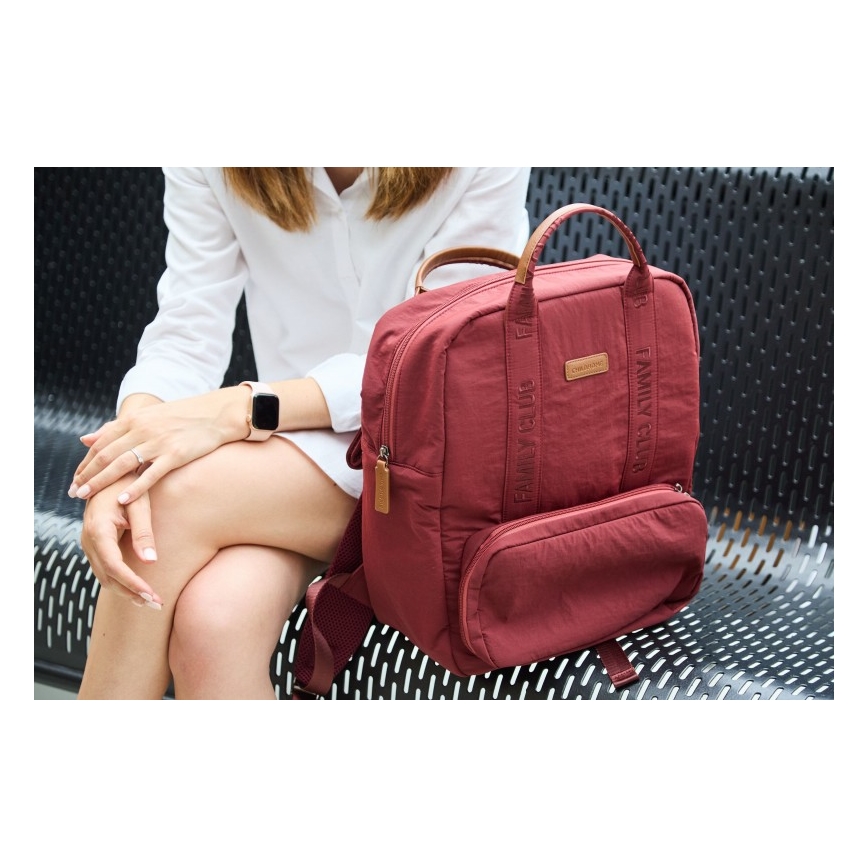 Childhome - Mochila para muda de roupa FAMILY CLUB vermelho