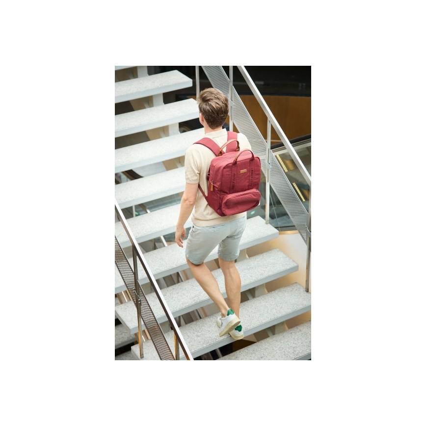 Childhome - Mochila para muda de roupa FAMILY CLUB vermelho