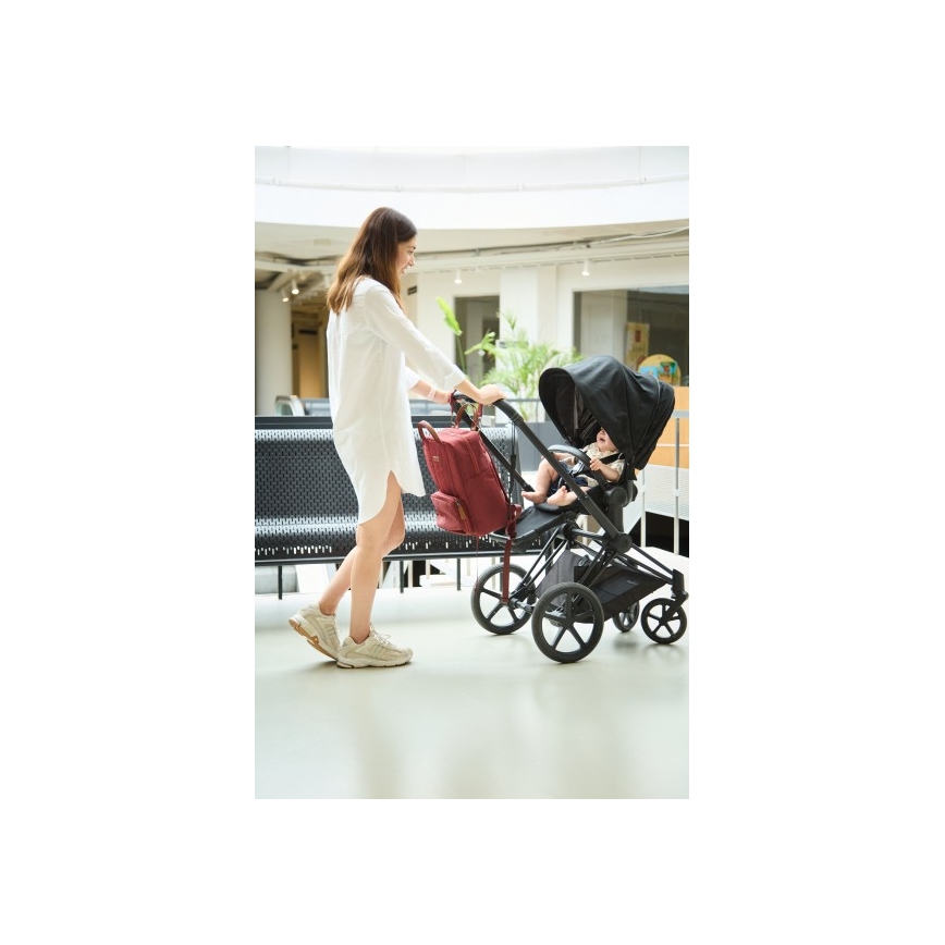 Childhome - Mochila para muda de roupa FAMILY CLUB vermelho