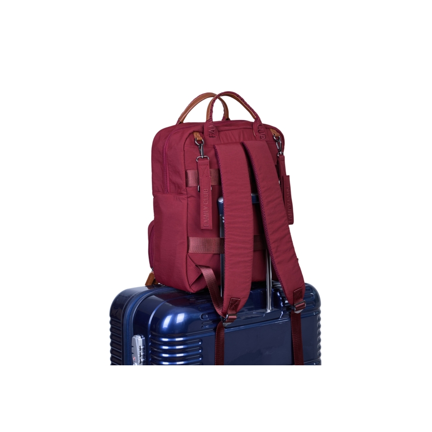 Childhome - Mochila para muda de roupa FAMILY CLUB vermelho