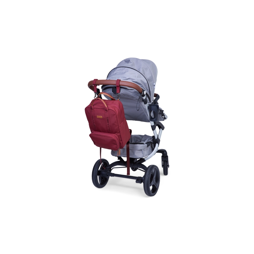 Childhome - Mochila para muda de roupa FAMILY CLUB vermelho