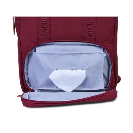 Childhome - Mochila para muda de roupa FAMILY CLUB vermelho