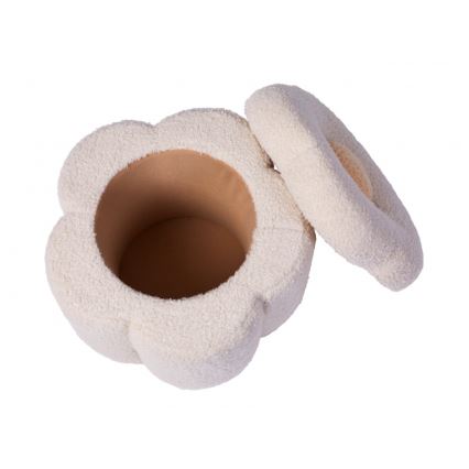 Childhome - Pufe FLOR diâmetro 35 cm creme