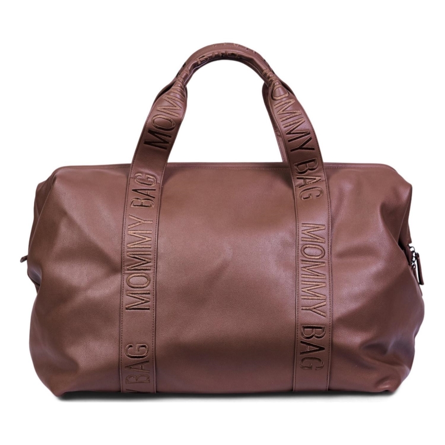 Childhome - Saco de muda da roupa MOMMY BAG LEATHER castanho