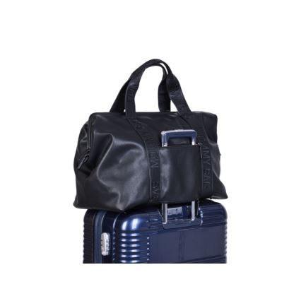 Childhome - Saco de muda da roupa MOMMY BAG LEATHER preto