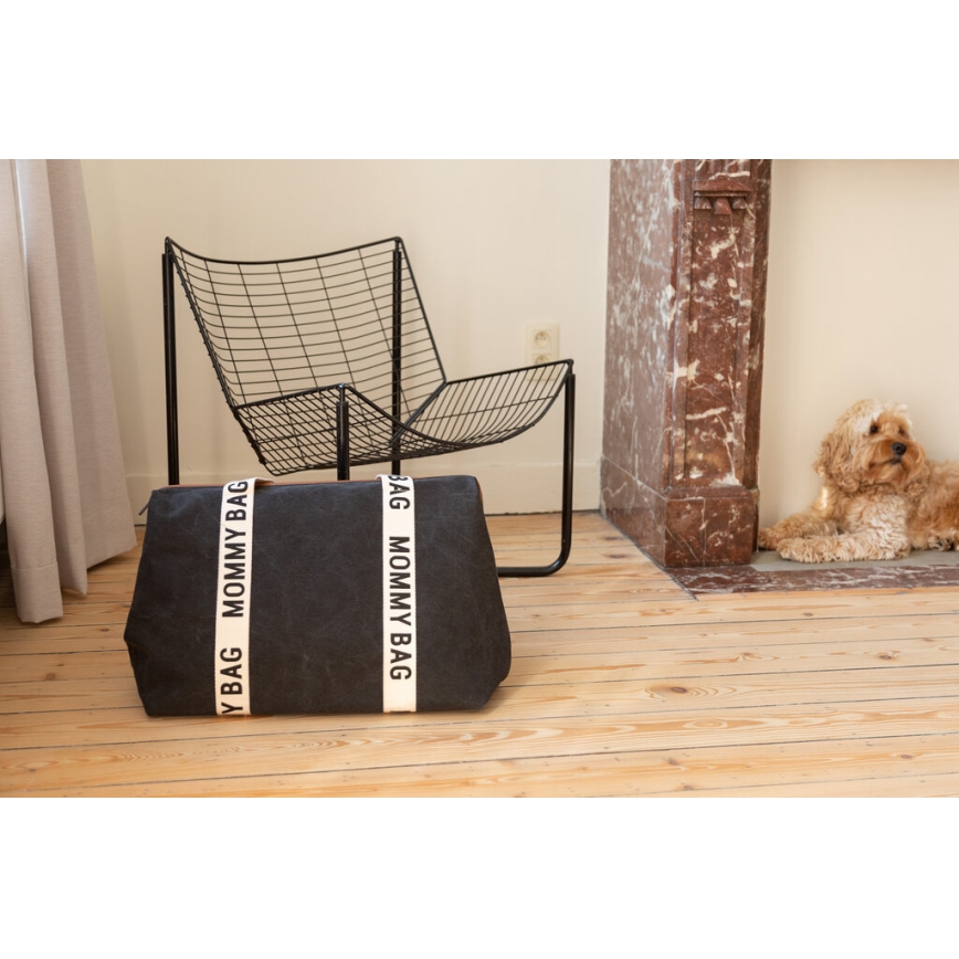 Childhome - Saco de muda da roupa MOMMY BAG preto