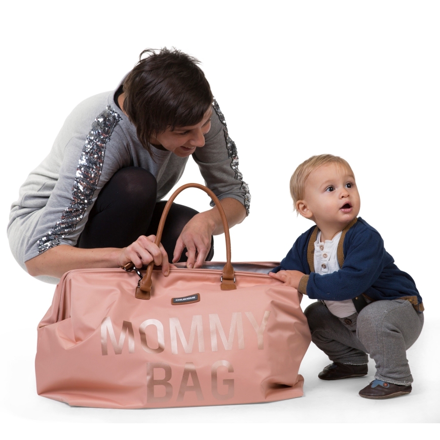 Childhome - Saco de muda da roupa MOMMY BAG rosa