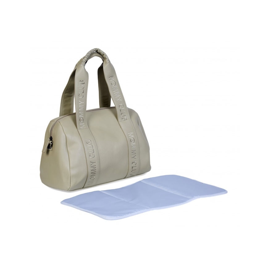 Childhome - Saco de muda da roupa MOMMY CLUB LEATHER bege
