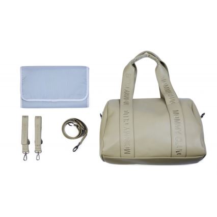 Childhome - Saco de muda da roupa MOMMY CLUB LEATHER bege
