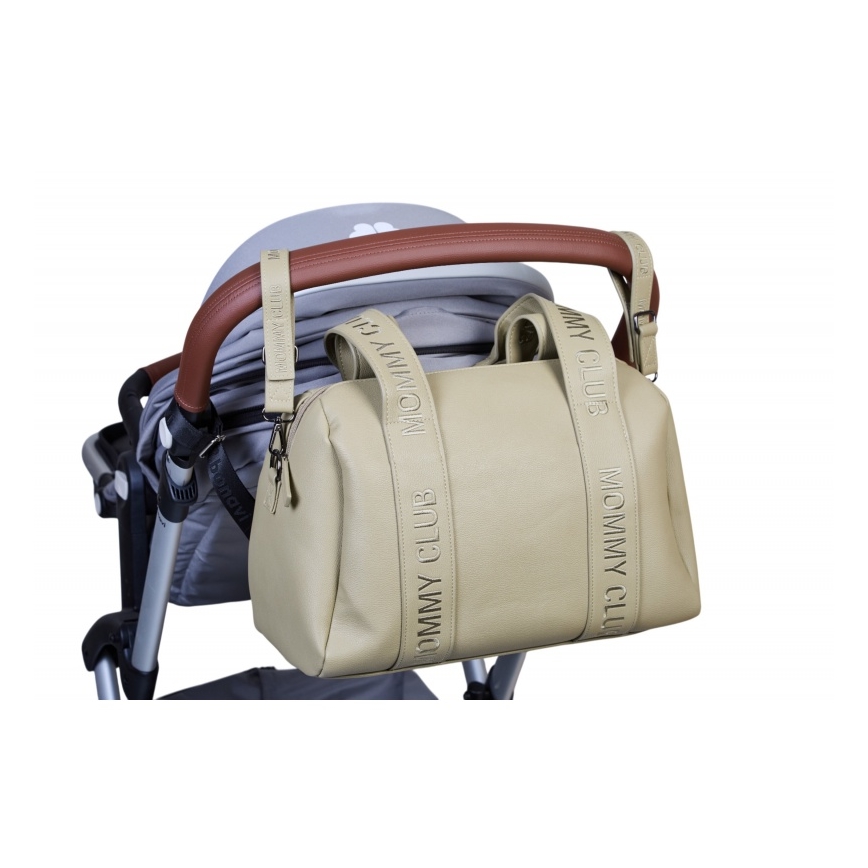 Childhome - Saco de muda da roupa MOMMY CLUB LEATHER bege