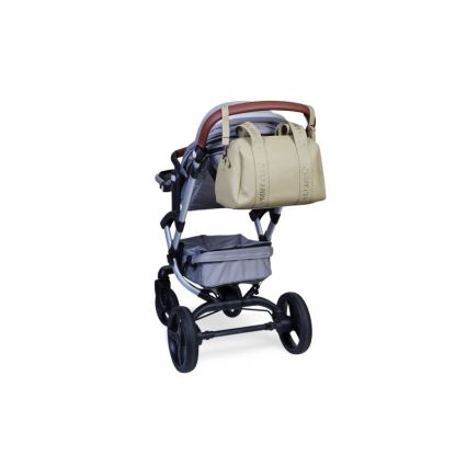 Childhome - Saco de muda da roupa MOMMY CLUB LEATHER bege