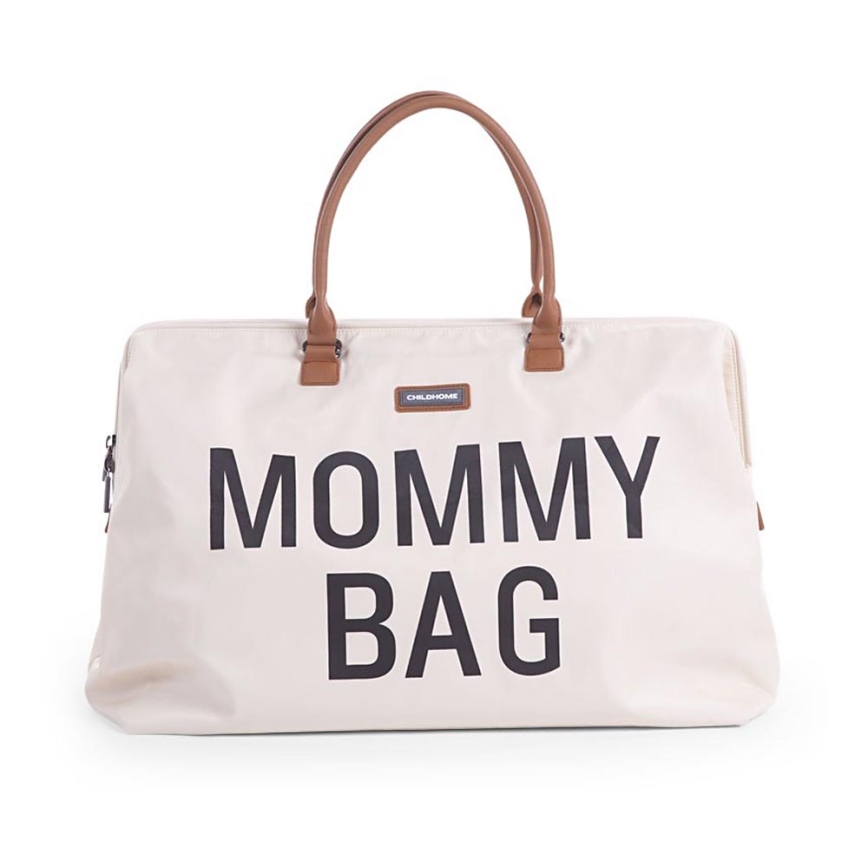 Childhome - Saco de muda de roupa MOMMY BAG creme