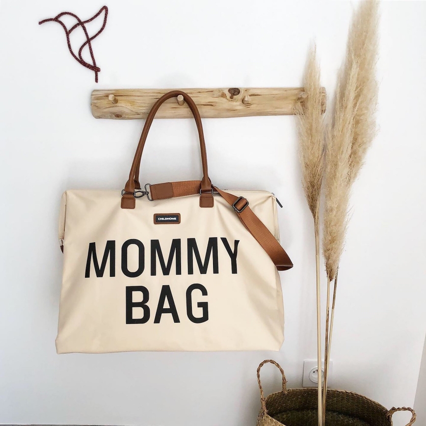Childhome - Saco de muda de roupa MOMMY BAG creme