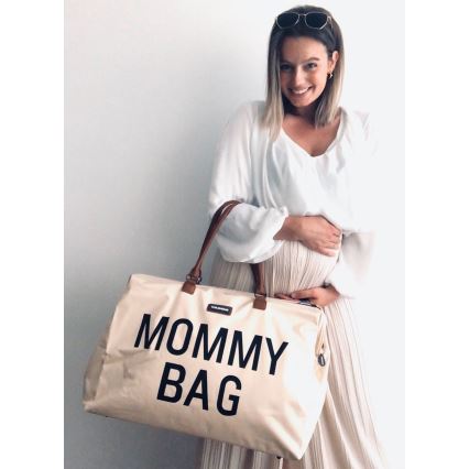 Childhome - Saco de muda de roupa MOMMY BAG creme