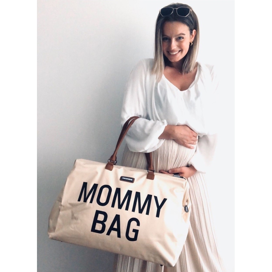 Childhome - Saco de muda de roupa MOMMY BAG creme