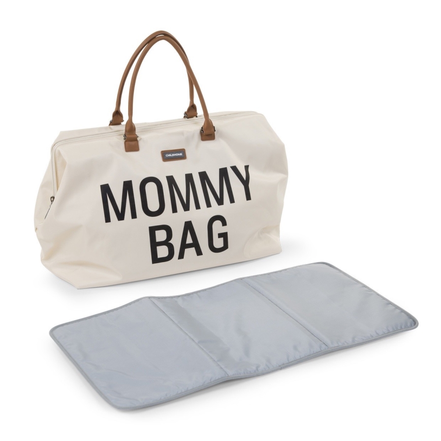 Childhome - Saco de muda de roupa MOMMY BAG creme