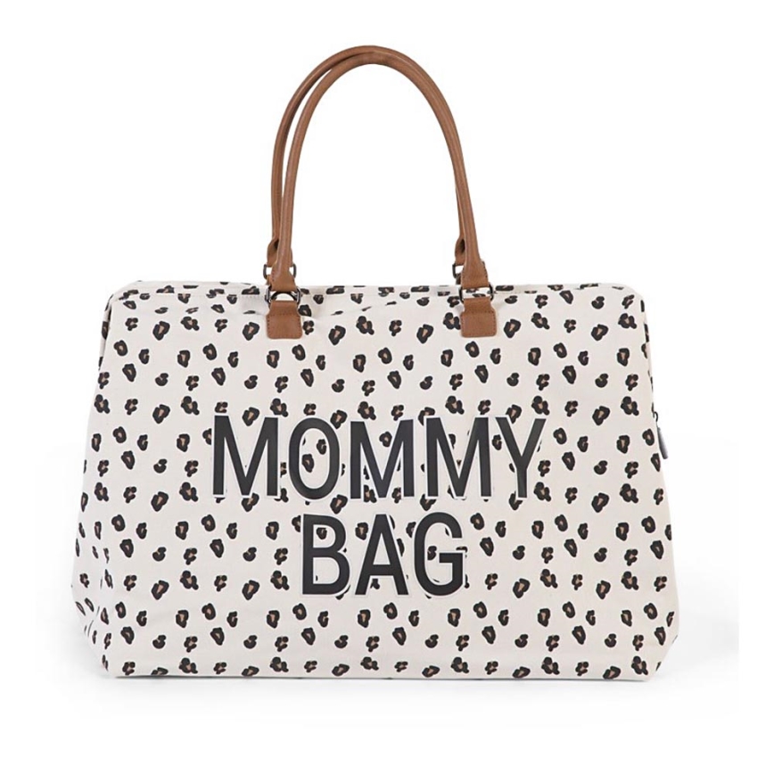 Childhome - Saco de muda MOMMY BAG leopardo