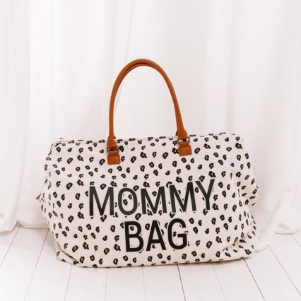 Childhome - Saco de muda MOMMY BAG leopardo